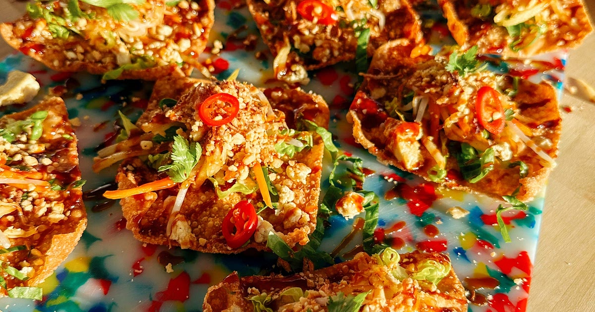 Popiah Wonton Tostadas Recipe | Samsung Food App