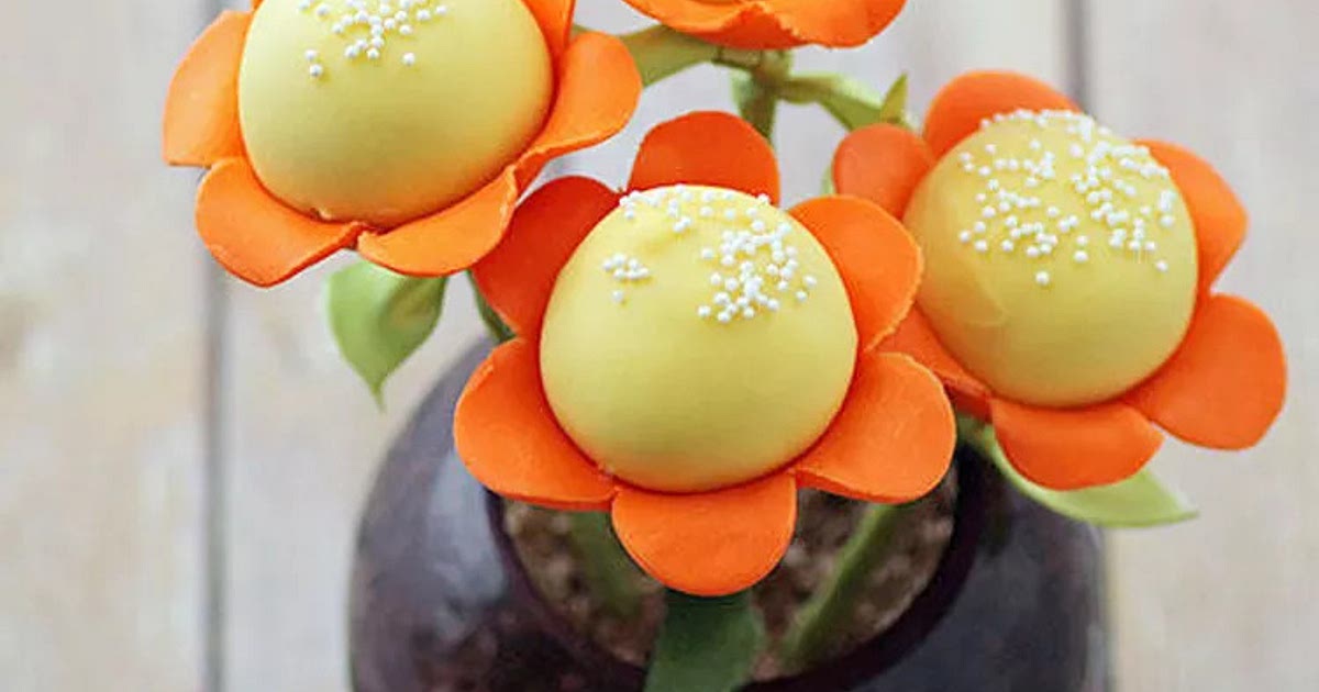 Spring Flower Cake Pops Recipe | Samsung Food App