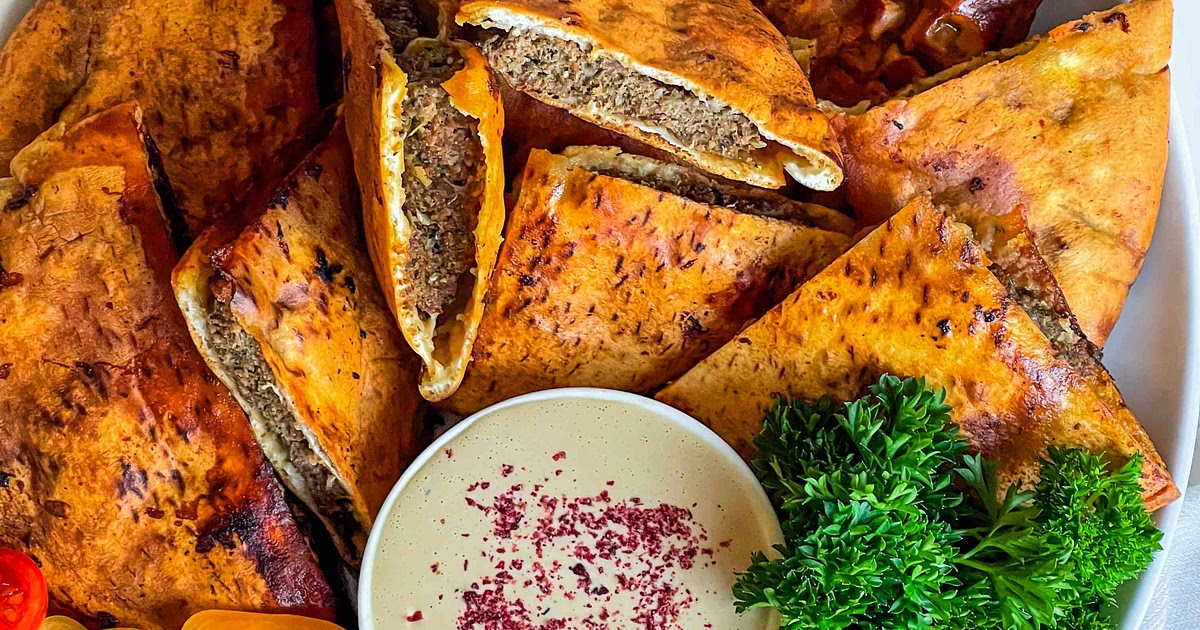 Arayes Meat Stuffed Pitas Recipe | Samsung Food App