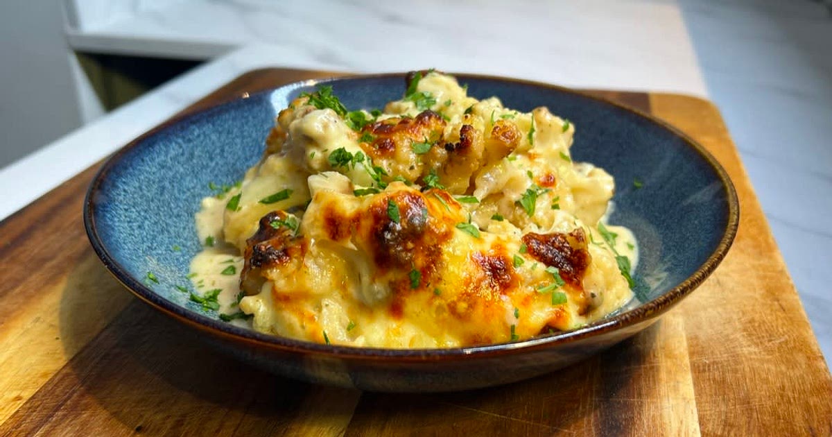 Christmas Cauliflower Cheese Recipe | Samsung Food App