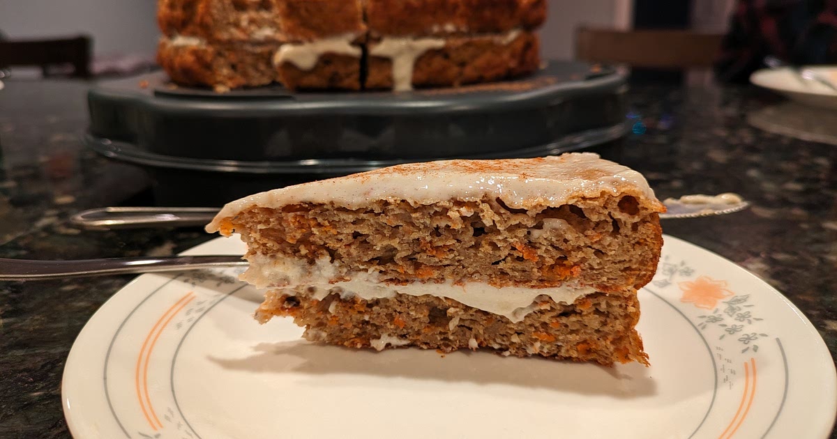 Layered Protein Carrot Cake Recipe | Samsung Food App