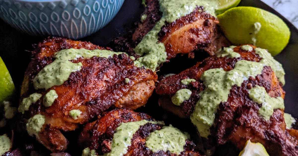 Peruvian Chicken with Green Cilantro Sauce Recipe | Samsung Food App