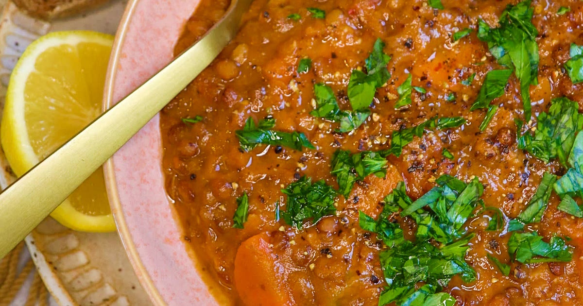 The Best Hearty Vegan Lentil Soup Recipe | Samsung Food App