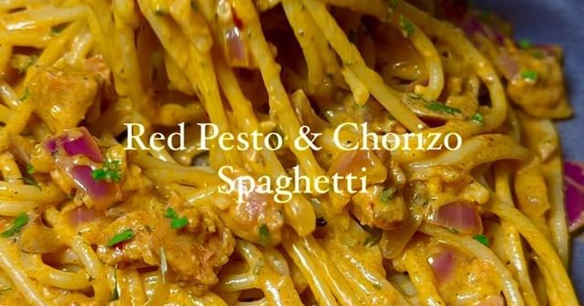 Red Pesto & Chorizo Spaghetti Recipe | Samsung Food App
