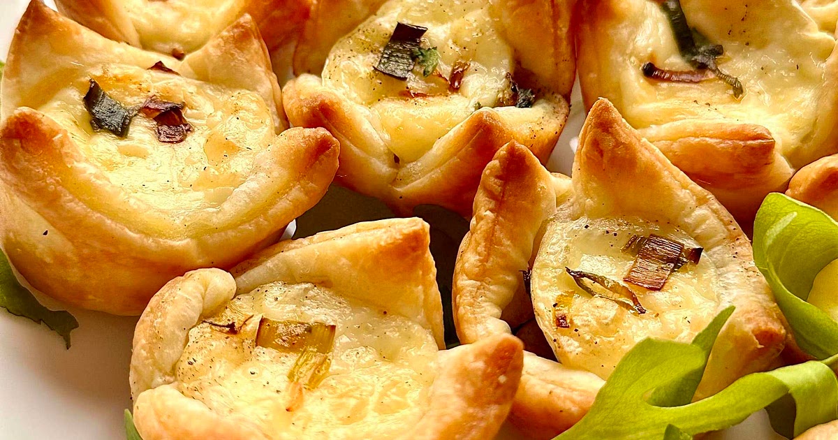 Garlic Leek and Cheese Tartlets Recipe | Samsung Food App