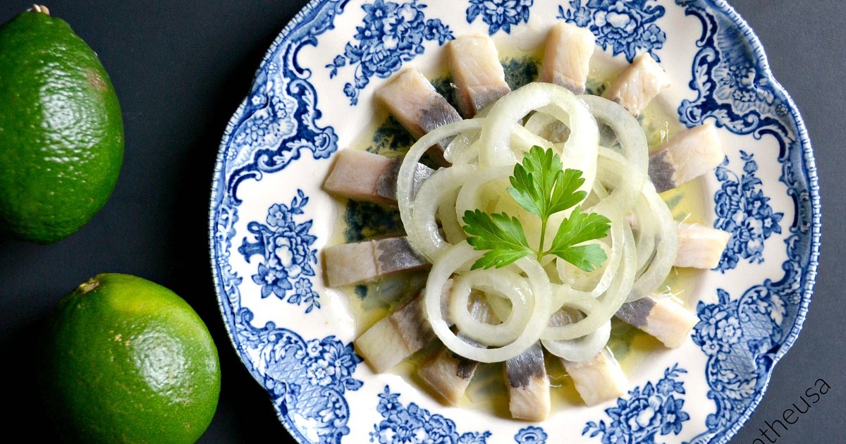 Herring with Onions, Oil and Lemon Juice/Silkė su svogūnais, ali Recipe | Samsung Food App
