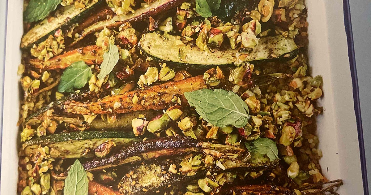 Roasted carrot, courgette & bulgur with pistachio and mint Recipe | Samsung Food App