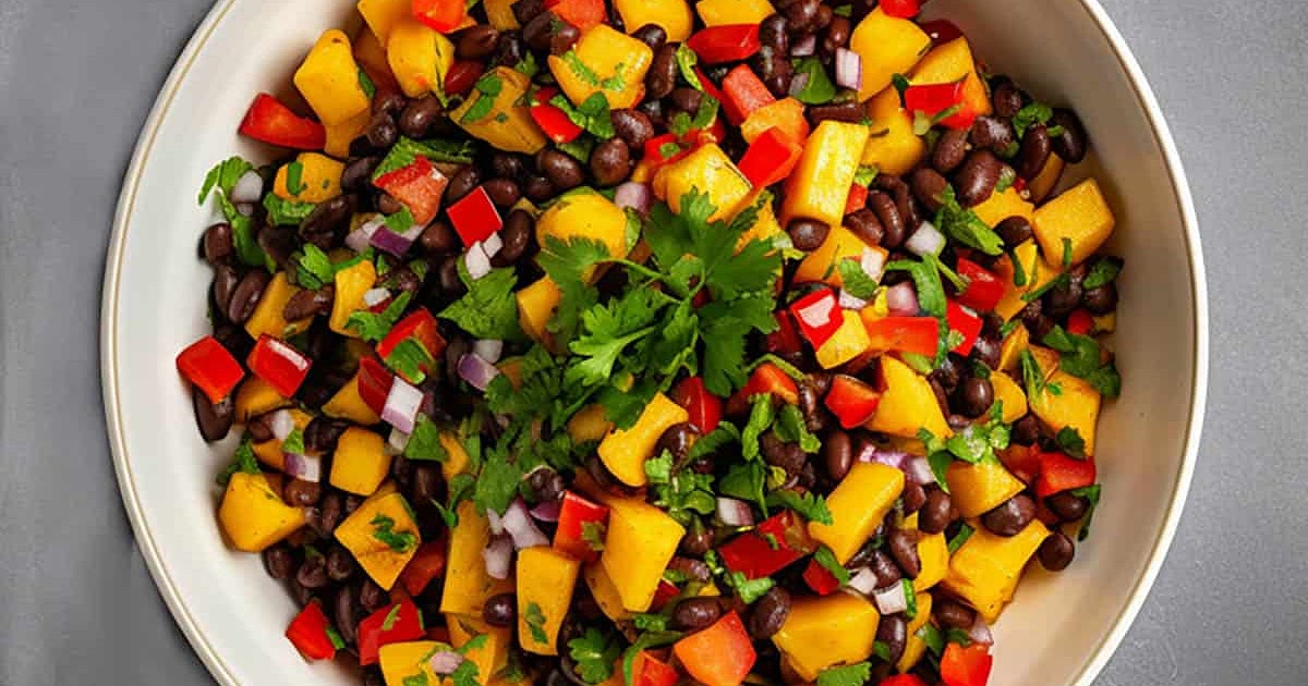 Mango Black Bean Salad Recipe | Samsung Food App