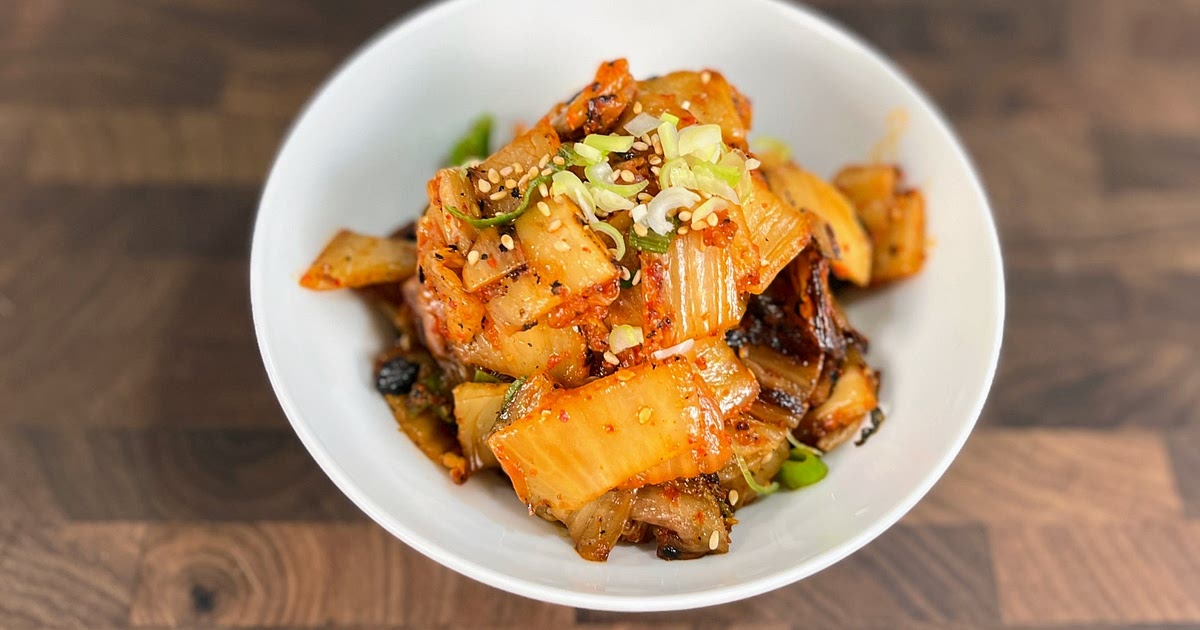 Super Simple Stir-Fried Kimchi😋 Recipe | Samsung Food App