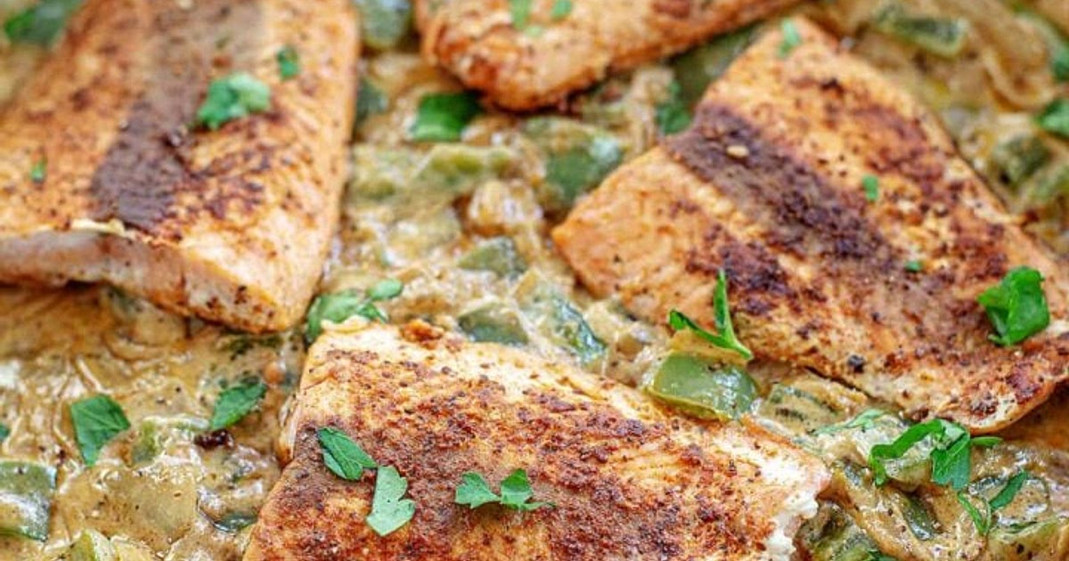 Creamy Cajun Salmon Recipe | Samsung Food App