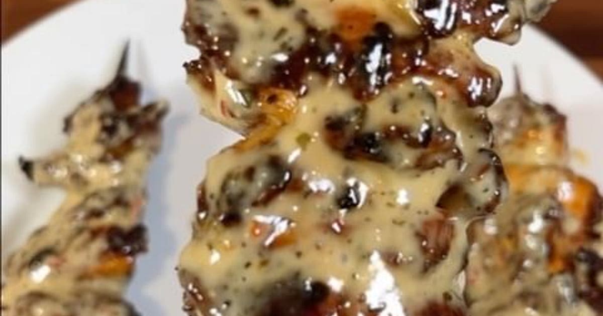 Garlic Parmesan Chicken Skewers Recipe | Samsung Food App