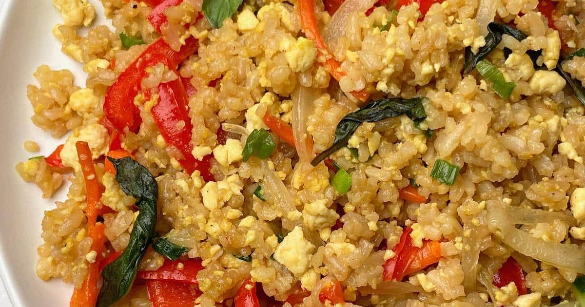 Vegan Thai Fried Rice Recipe | Samsung Food App