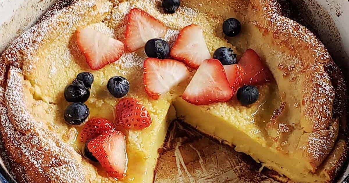 Sourdough Discard Dutch Baby or German Pancake Recipe | Samsung Food App