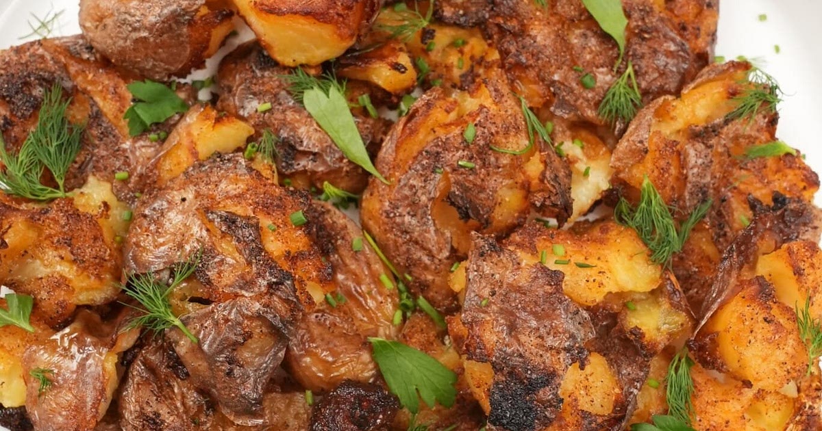 Super Crispy Smashed Potatoes Recipe | Samsung Food App