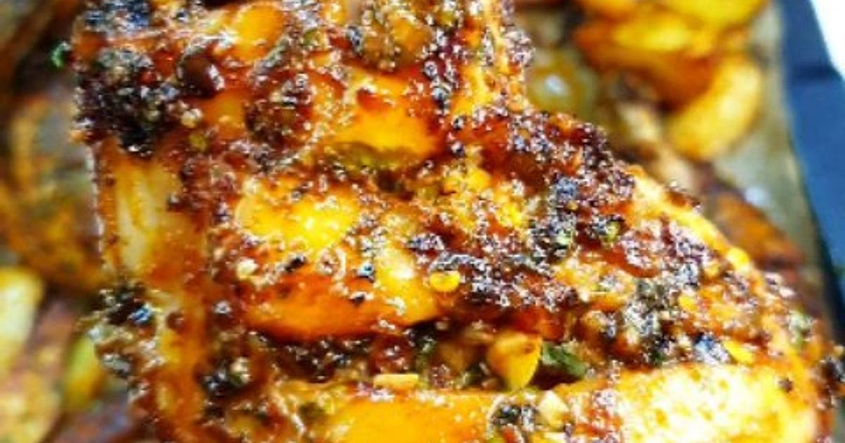 Lemon Garlic Coriander Chicken And Potatoes In Air Fryer 😋 Recipe | Samsung Food App