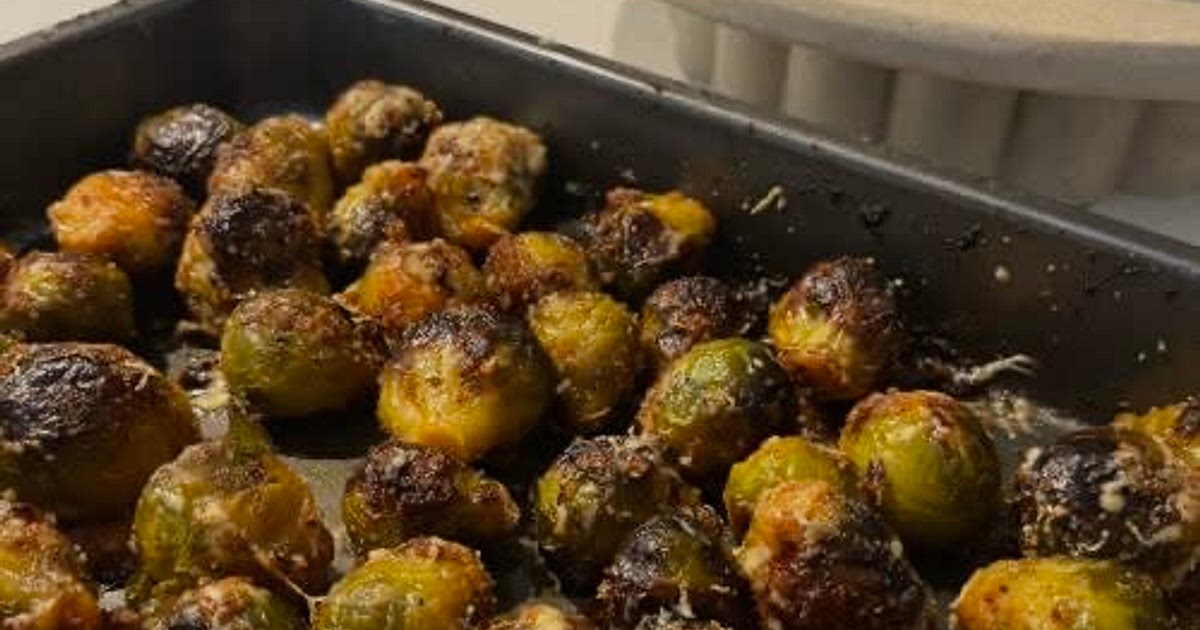 Parmesan Roasted Brussel Sprouts Recipe | Samsung Food App