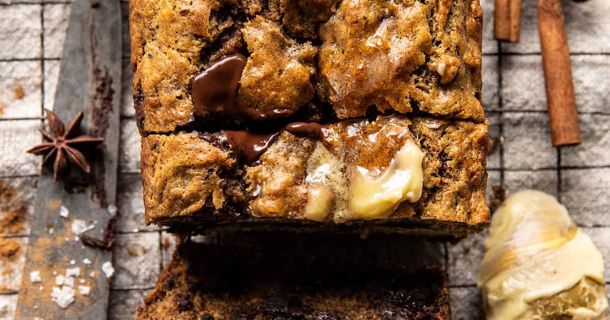Chocolate Chunk Chai Banana Bread Recipe | Samsung Food App