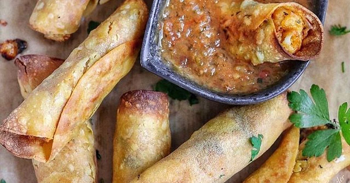 Crispy Mango Habanero Cauliflower Taquitos Recipe | Samsung Food App
