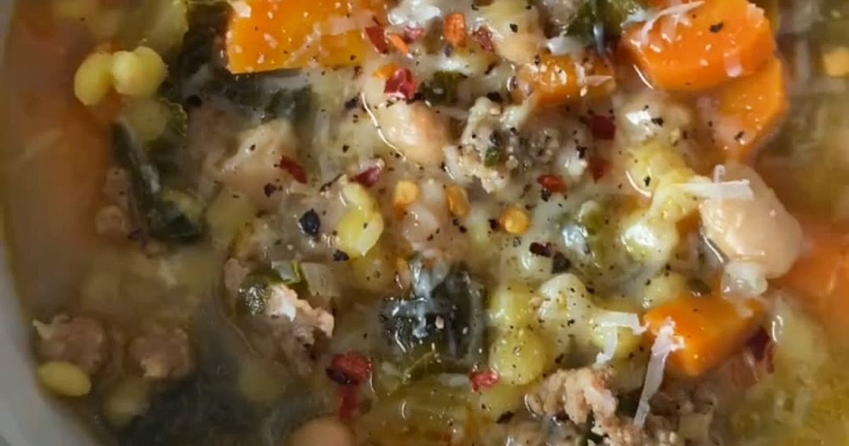 Tuscan white bean and cous cous soup Recipe | Samsung Food App
