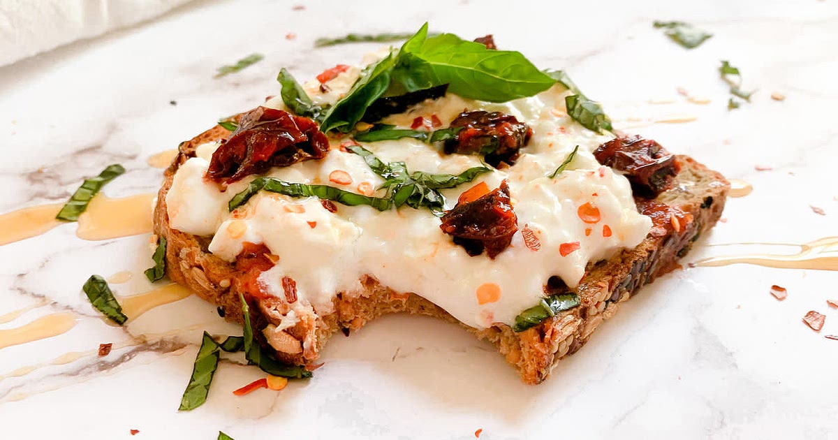 Hot Honey Cottage Cheese Toasts Recipe | Samsung Food App