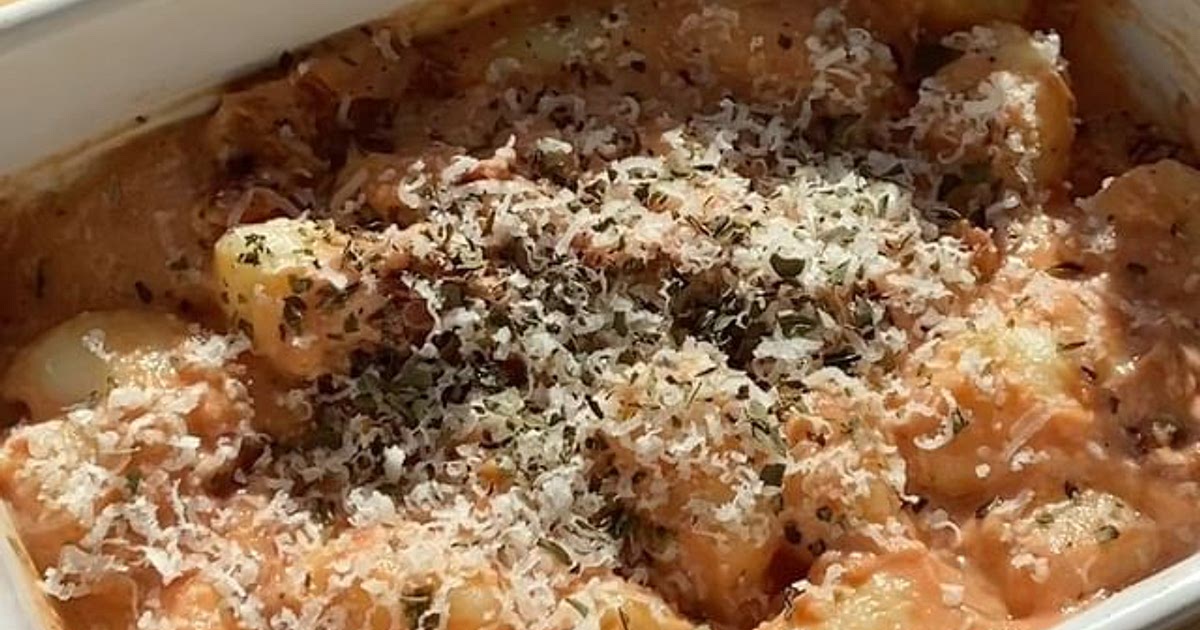 Single Serve Baked Gnocchi in a Boursin Pink Sauce Recipe | Samsung Food App