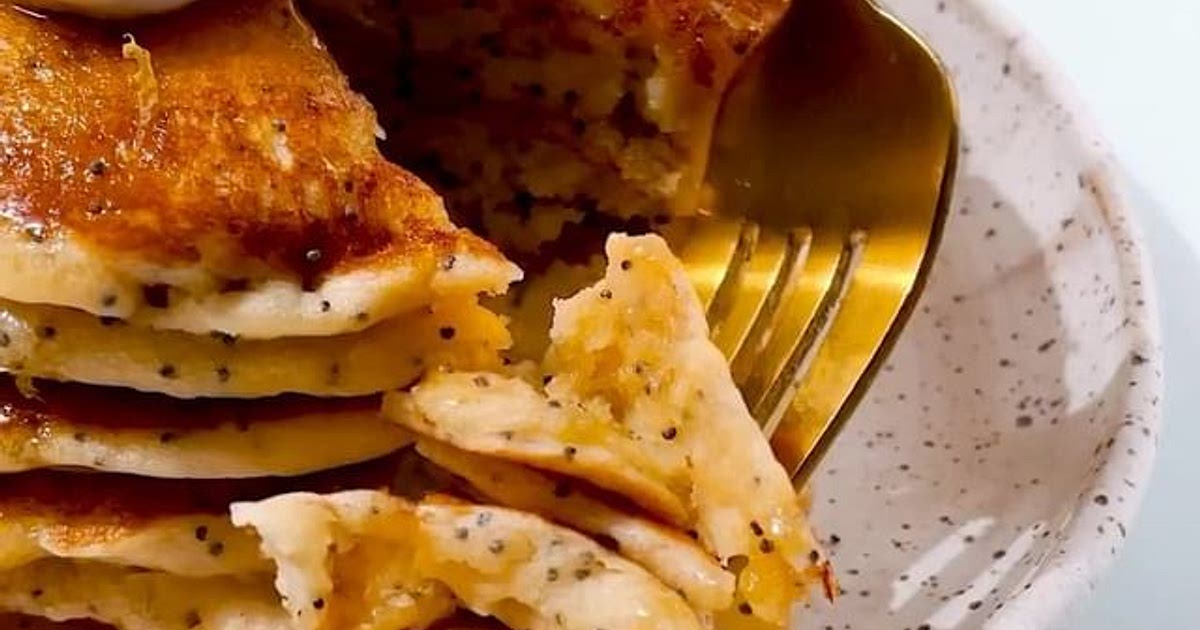 Lemon poppy seeds pancakes Recipe | Samsung Food App