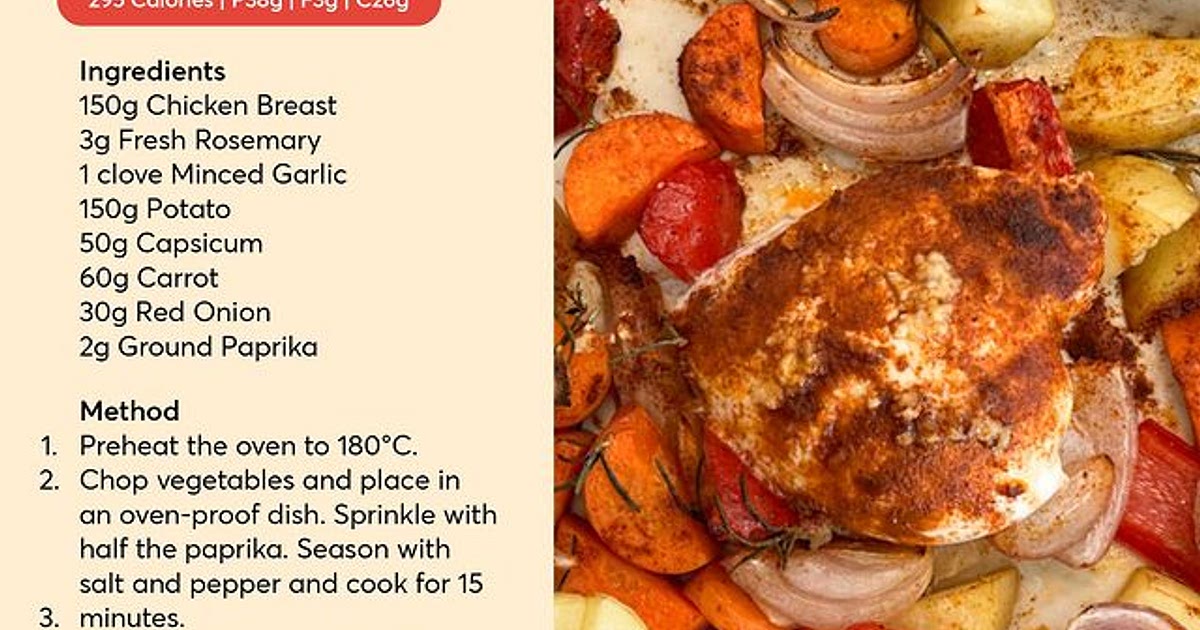 Garlic and paprika Chicken tray bake Recipe | Samsung Food App