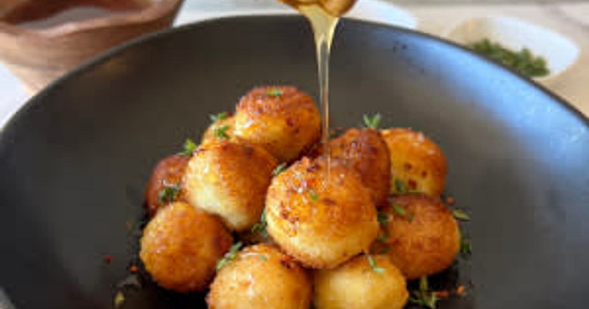 Fried Goat Cheese Balls with Honey Recipe | Samsung Food App