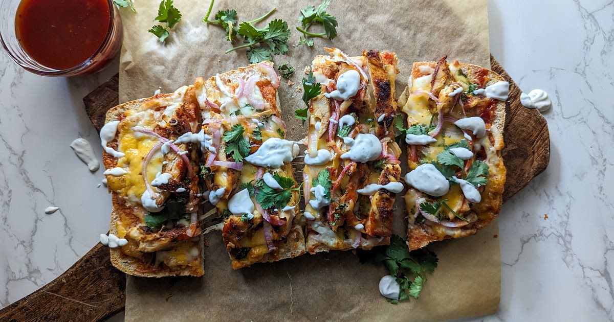 BBQ Chicken Pizza Bread Recipe | Samsung Food App