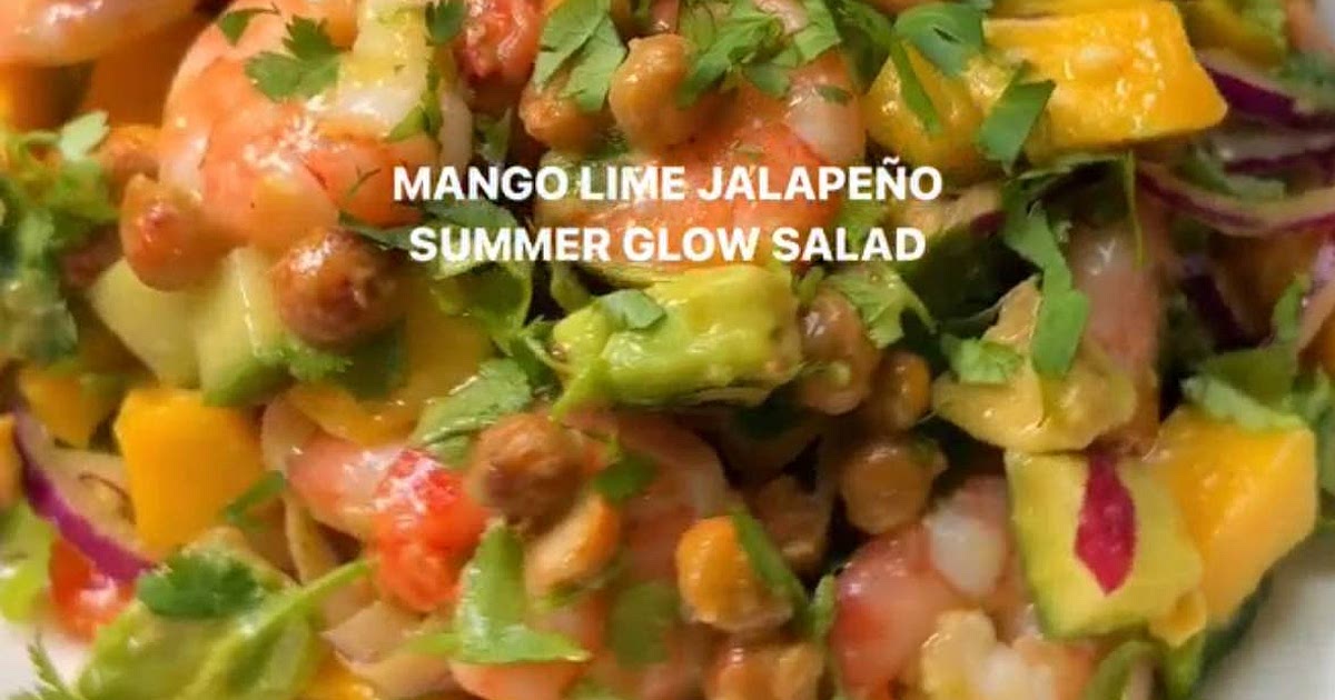 Mango, jalapeño & lime summer glow salad Recipe | Samsung Food App
