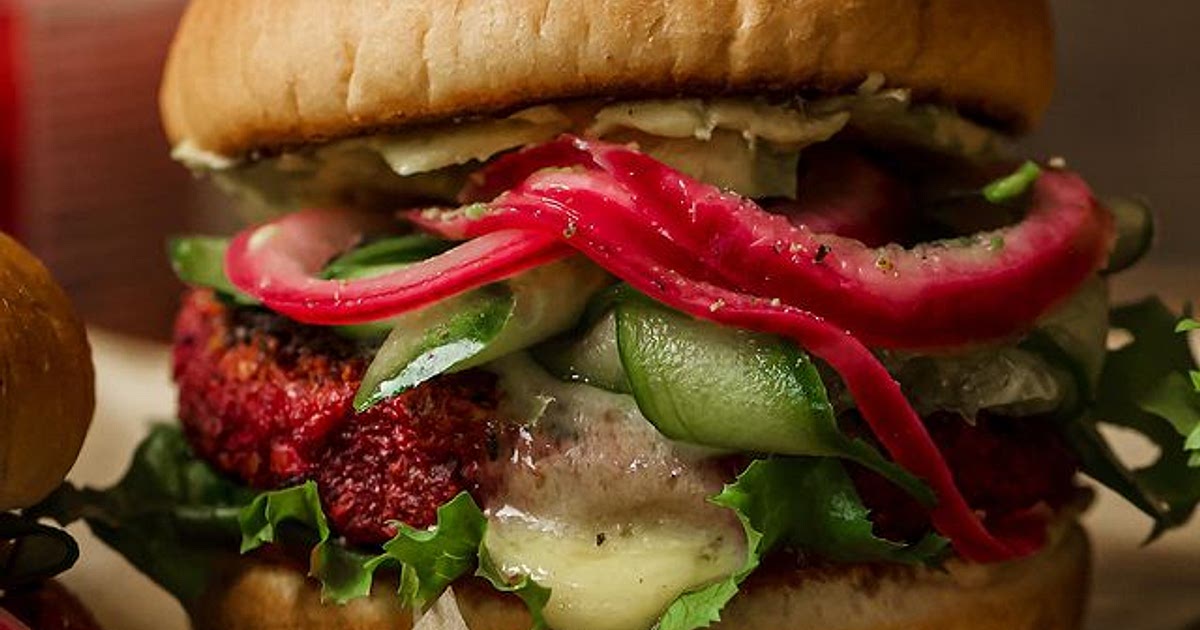 Beetroot + walnut burger patties Recipe | Samsung Food App
