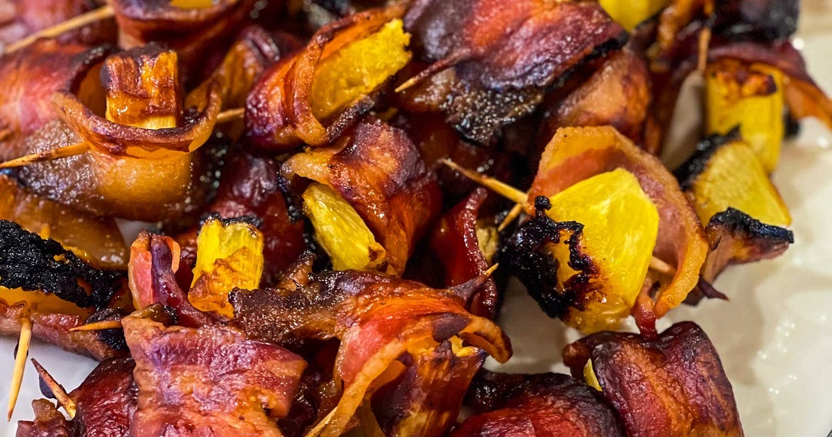 Bacon wrapped pineapple Recipe | Samsung Food App