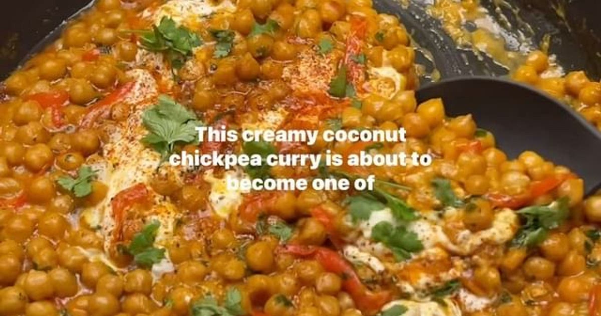 Coconut Chickpea Curry Recipe | Samsung Food App