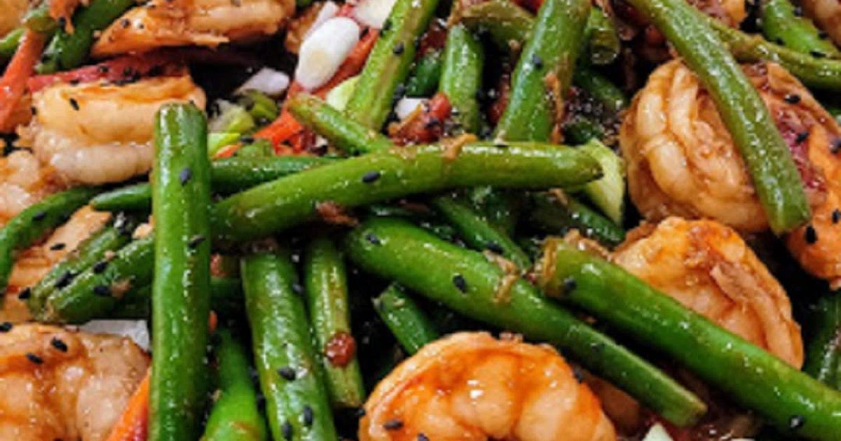 Sriracha Shrimp and Green Beans Recipe | Samsung Food App