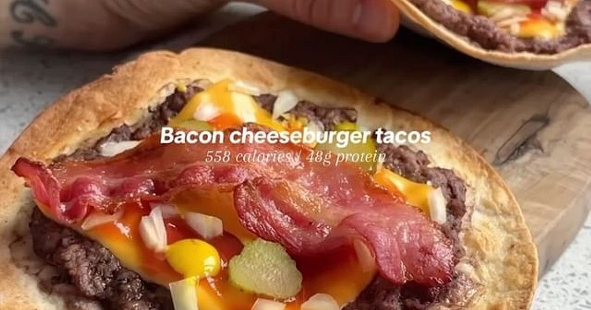 Bacon Cheeseburger Tacos Recipe | Samsung Food App