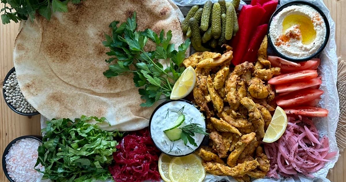 Chicken Shawarma Platter Recipe | Samsung Food App