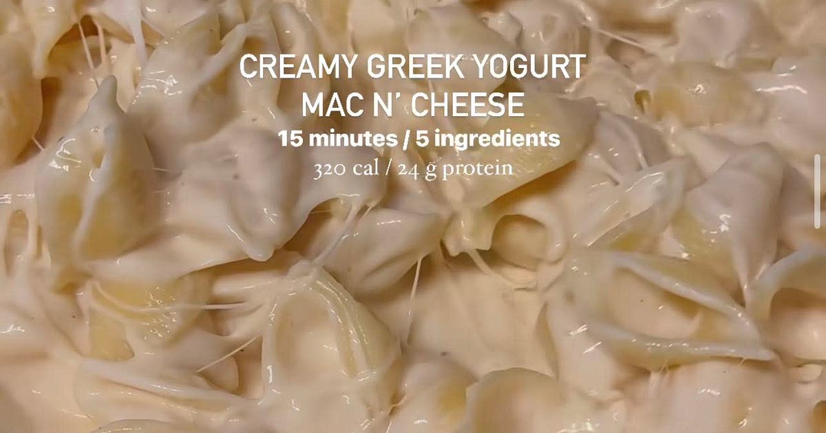 Cream Greek Yogurt Mac n Cheese Recipe | Samsung Food App