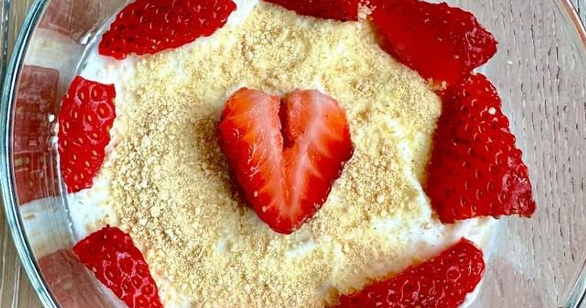 No Bake Strawberry Cheesecake 😍 Recipe | Samsung Food App