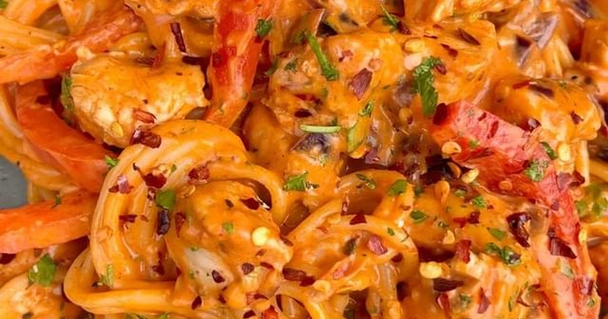 Spicy Chicken Spaghetti Recipe | Samsung Food App
