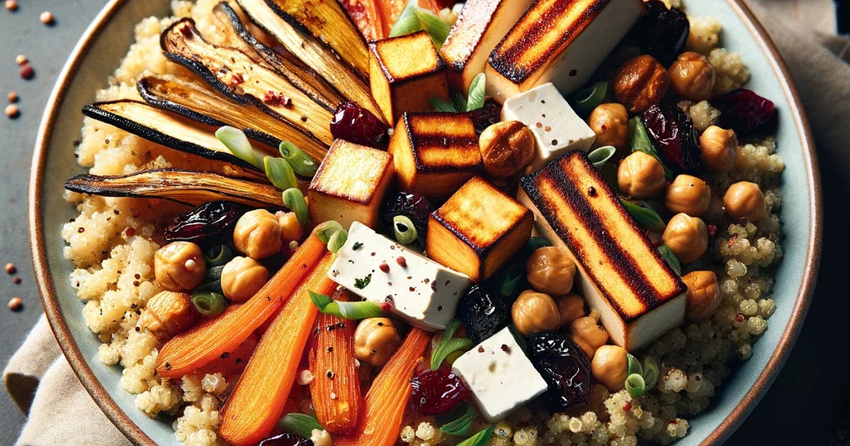 Salade de légumes rôtis et quinoa gourmand Recipe | Samsung Food App