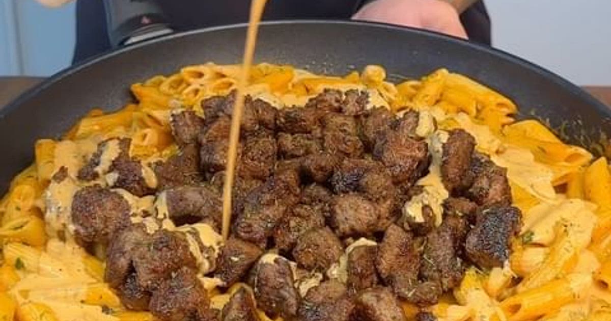 Creamy Garlic Steak Pasta (High Protein) Recipe | Samsung Food App
