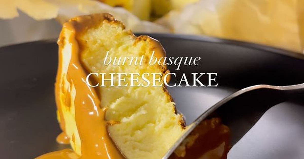 Burnt Basque Cheesecake Recipe | Samsung Food App