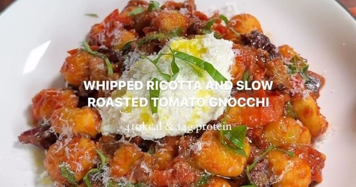 Ricotta and slow roasted tomato gnocchi Recipe | Samsung Food App