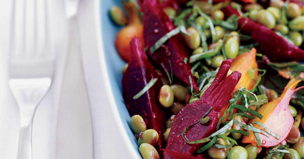 Edamame Salad with Baby Beets and Greens Recipe | Samsung Food App