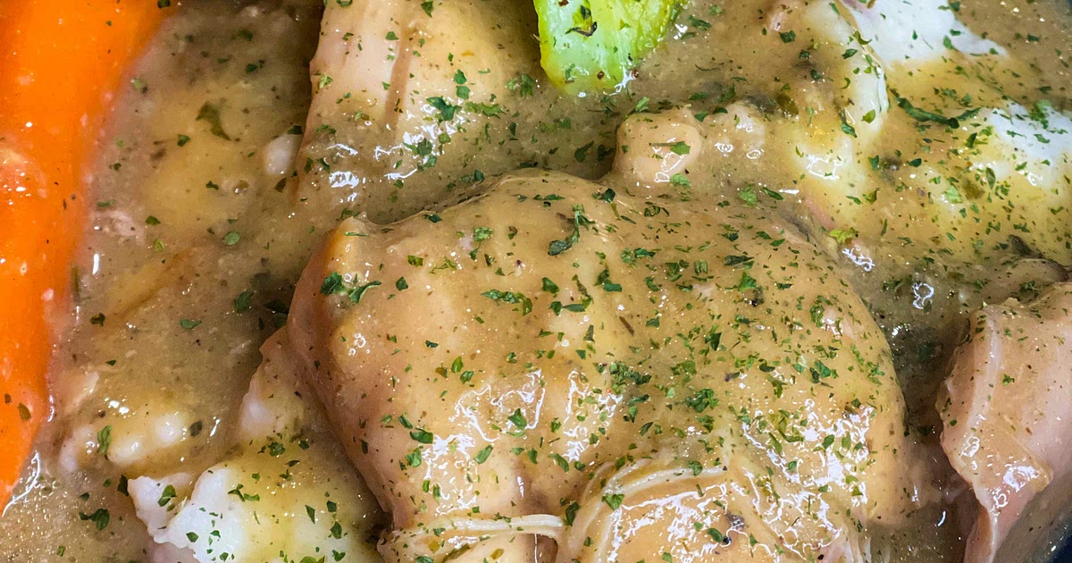 Slow Cooker Chicken & Gravy Recipe | Samsung Food App