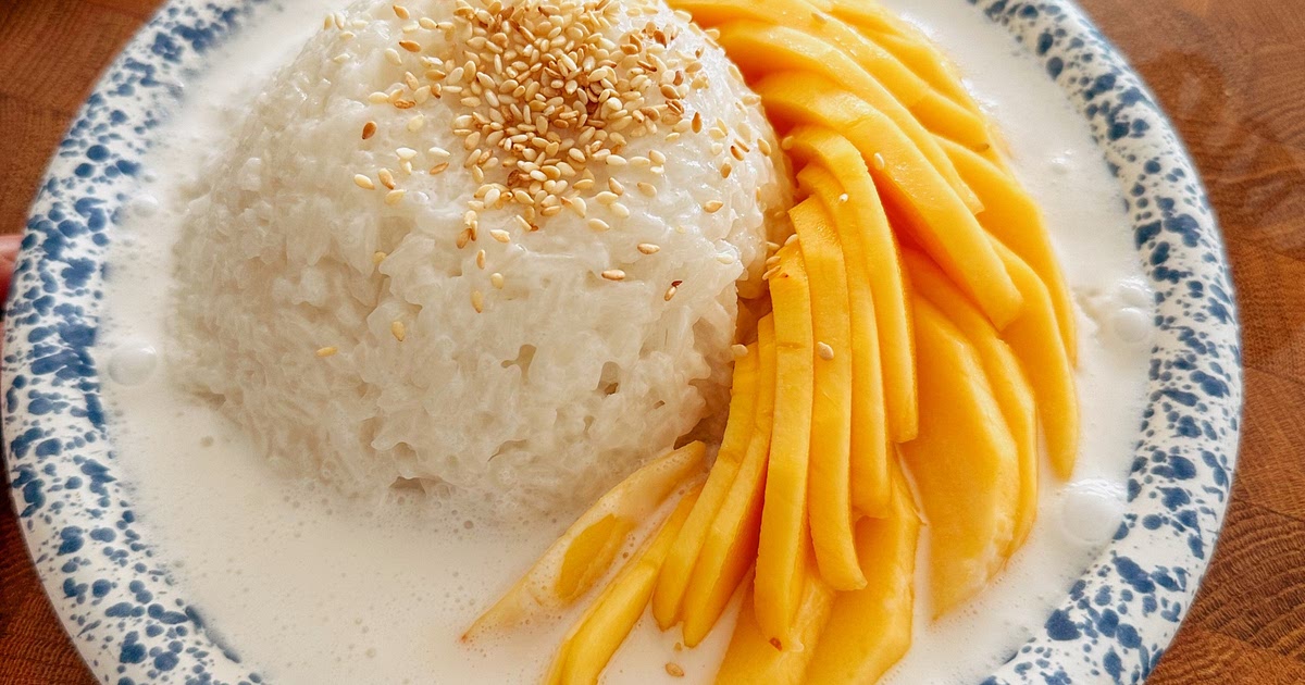 6-Ingredient Rice-Cooker Thai Mango Sticky Rice Recipe | Samsung Food App