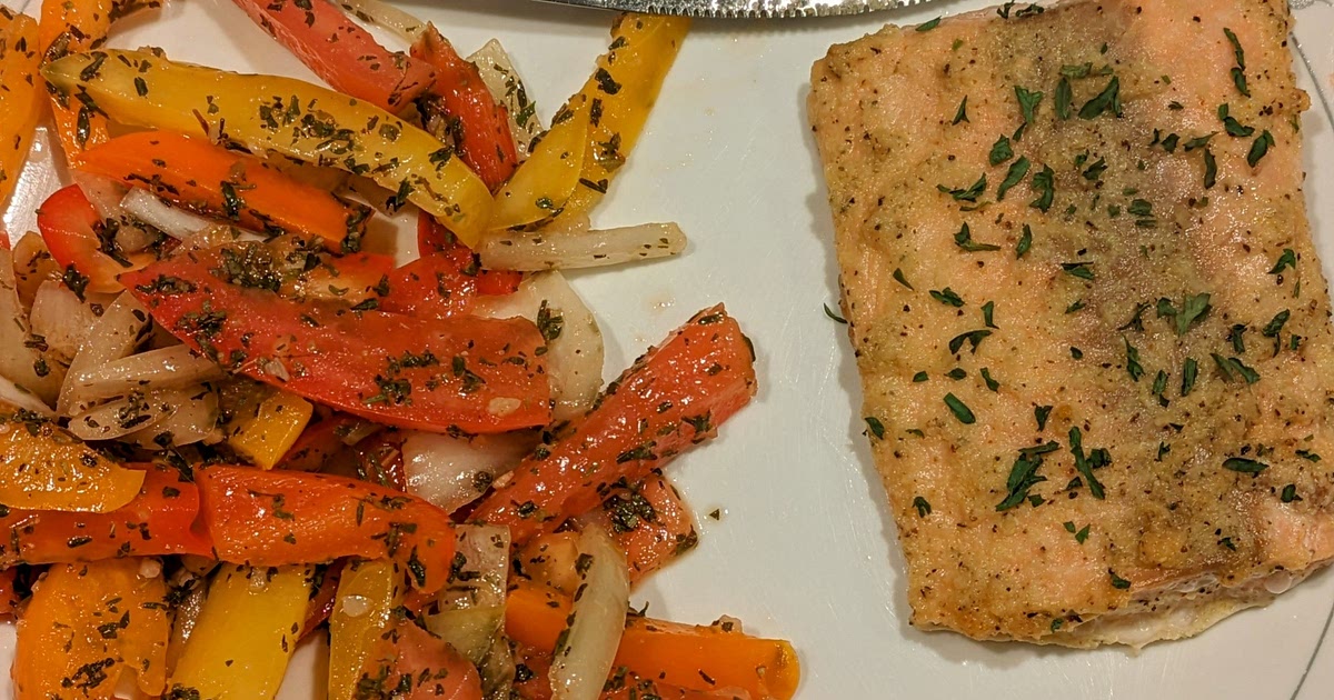 Simply Baked Salmon and Crunchy Salad Recipe | Samsung Food App