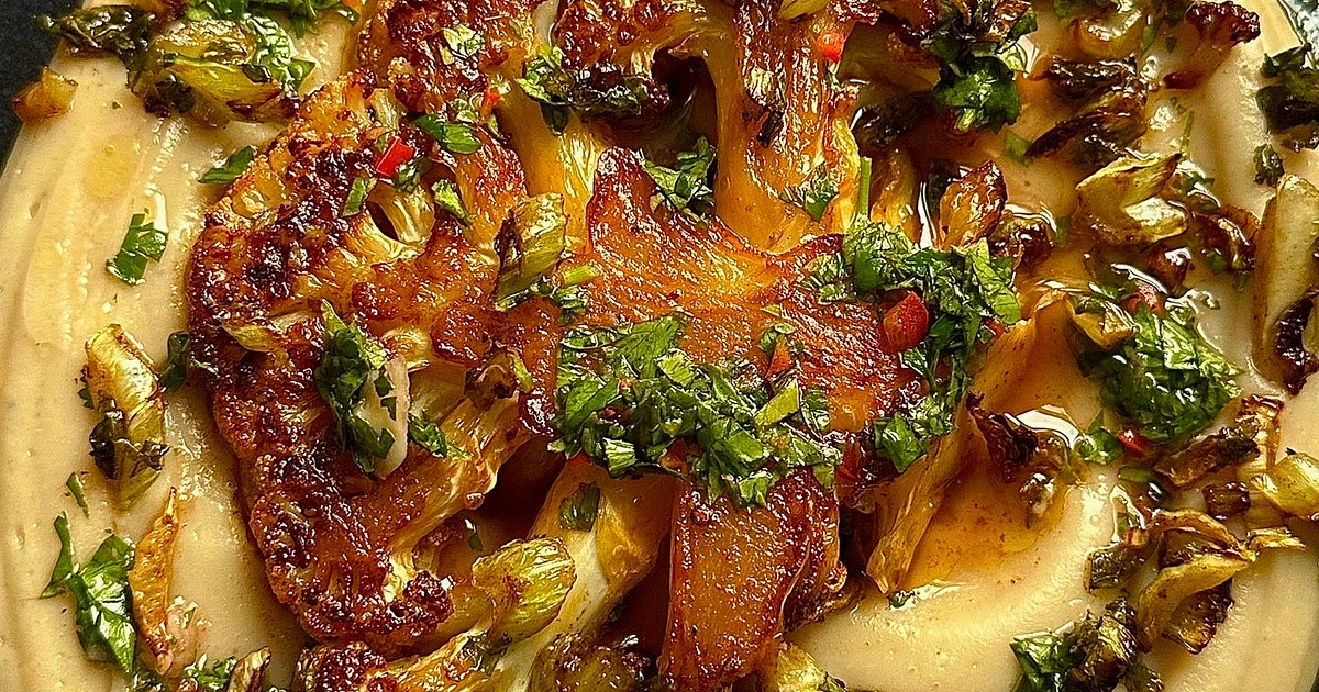 CAULIFLOWER STEAK + CHIMICHURRI Recipe | Samsung Food App