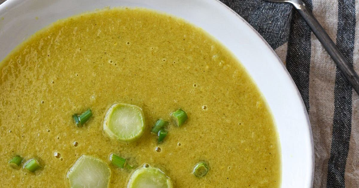 Curried Broccoli Stem Soup Recipe | Samsung Food App