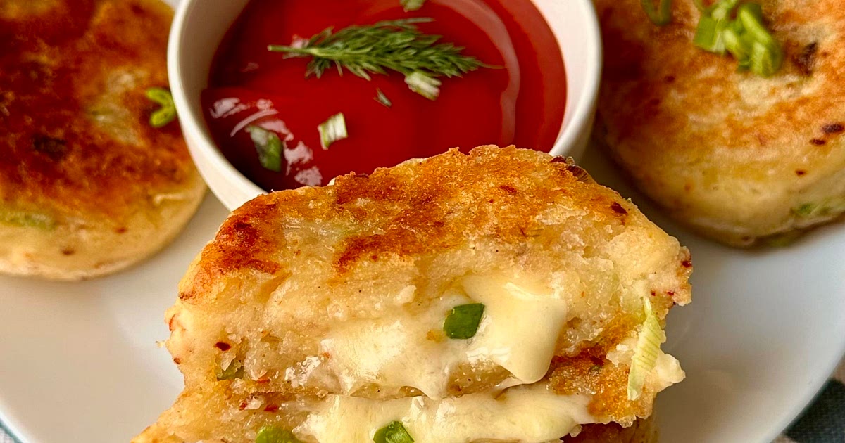 Cheesy Potato Pancakes Recipe | Samsung Food App